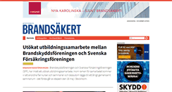 Desktop Screenshot of brandsakert.se